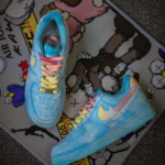 [Custom North Carolina Blue]  Air Force 1 Skateboarding Shoes Women's - Image 2