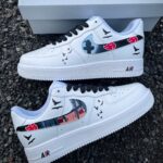 [Custom Itachi Akatsuki] Air Force 1 Skateboarding Shoes Unisex