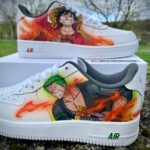 [Custom Luffy Vs Zoro One piece] Air Force 1 Skateboarding Shoes Unisex