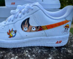 [Custom Luffy Vs Asce] Air Force 1 Skateboarding Shoes Unisex - Image 3