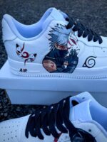 [Custom  Itachi Vs Kakashi Anbu] Air Force 1 Skateboarding Shoes Unisex - Image 3