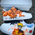 [Custom Naruto Vs Kurama] Air Force 1 Skateboarding Shoes Unisex
