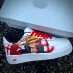 [Custom One piece luffy] Air Force 1 Skateboarding Shoes Unisex