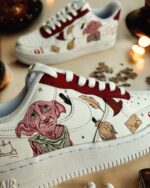 [Custom Harry Poter - Dobby] Air Force 1 Skateboarding Shoes Unisex - Image 2