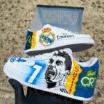 [Customized CR7⚽️Conquistador Hand-painted] Air Force 1 Low-top Shoes Unisex