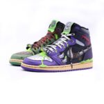 [Custom TMNT x Super Shredder] Air Jordan 1 High Top Unisex Skateboarding Shoes - Image 2