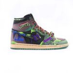 [Custom TMNT x Super Shredder] Air Jordan 1 High Top Unisex Skateboarding Shoes - Image 9