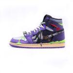 [Custom TMNT x Super Shredder] Air Jordan 1 High Top Unisex Skateboarding Shoes - Image 3