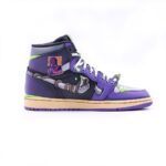 [Custom TMNT x Super Shredder] Air Jordan 1 High Top Unisex Skateboarding Shoes - Image 7