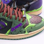 [Custom TMNT x Super Shredder] Air Jordan 1 High Top Unisex Skateboarding Shoes - Image 6