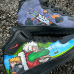 [Custom Naruto vs Jiraiya] Air Force 1 Skateboarding Shoes Unisex