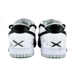 [Custom White Halloween] Dunk Skateboarding Shoes Unisex Low-top White/Black - Image 6