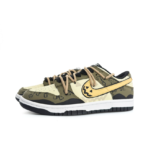 [Custom Mistblack Cat] Dunk Skateboarding Shoes Unisex Low-top Green - Image 3