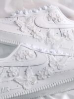 [Custom Bridal Embroidery - Aether Veil] Air Force 1 Skateboarding Shoes Unisex - Image 10