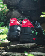 [Custom Toothless] Air Force 1 Skateboarding Shoes Unisex Black - Image 4