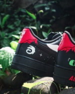 [Custom Toothless] Air Force 1 Skateboarding Shoes Unisex Black - Image 5