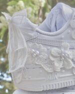 [Custom Bridal Embroidery - Aether Veil] Air Force 1 Skateboarding Shoes Unisex - Image 4
