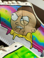 [Customized Rick & Morty] Air Force 1 Shoes Unisex Hand Painted - Image 3