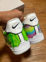 [Customized Rick & Morty] Air Force 1 Shoes Unisex Hand Painted - Image 6
