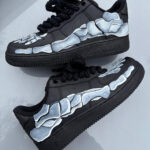 [Custom 3D Sculpted Skeleton Foot] Air Force 1 Skateboarding Shoes Unisex
