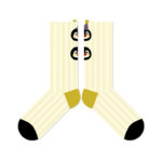 Penguin Kingdom – Spring & Fall New Striped Home Cute Cartoon Cotton Mid-Calf Socks (Unisex,4 Pairs, Size 35-42) - Image 5
