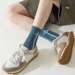 A Cup Of American - Non-Slip Retro Sweat Socks, Couples Models, Men And Women With The Same, Spring And Autumn Sports Socks - Image 4