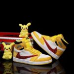 [Custom Pikachu Full Diamond] Air Jordan High - Top Skateboarding Shoes Unisex - Image 5
