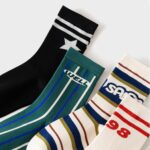 A Cup Of American - Non-Slip Retro Sweat Socks, Couples Models, Men And Women With The Same, Spring And Autumn Sports Socks - Image 10