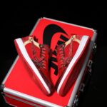 [Custom Red and White - Embroidered Style] Air Jordan Low - Top Skateboarding Shoes Unisex - Image 6
