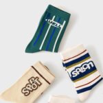 A Cup Of American - Non-Slip Retro Sweat Socks, Couples Models, Men And Women With The Same, Spring And Autumn Sports Socks - Image 9