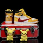 [Custom Pikachu Full Diamond] Air Jordan High - Top Skateboarding Shoes Unisex - Image 4