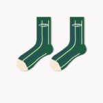 A Cup Of American - Non-Slip Retro Sweat Socks, Couples Models, Men And Women With The Same, Spring And Autumn Sports Socks - Image 14