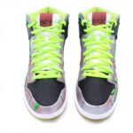 [Custom Rick and Morty] SB Dunk High Top Unisex Skateboarding Shoes - Image 5