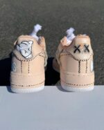 [Customized AF1×KAWS] Air Force 1 Graffiti Distressed Shoes Unisex Cyan/Red/Purple/Pink/Green - Image 16