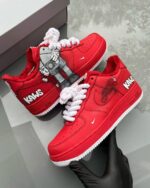 [Customized AF1×KAWS] Air Force 1 Graffiti Distressed Shoes Unisex Cyan/Red/Purple/Pink/Green - Image 8
