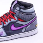 [Custom Megatron] Air Jordan 1 High Top Unisex Skateboarding Shoes - Image 7
