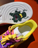 [Customized SpongeBob SquarePants - Sunset] Air Force 1 Low-top Shoes Hand-drawn Unisex - Image 4
