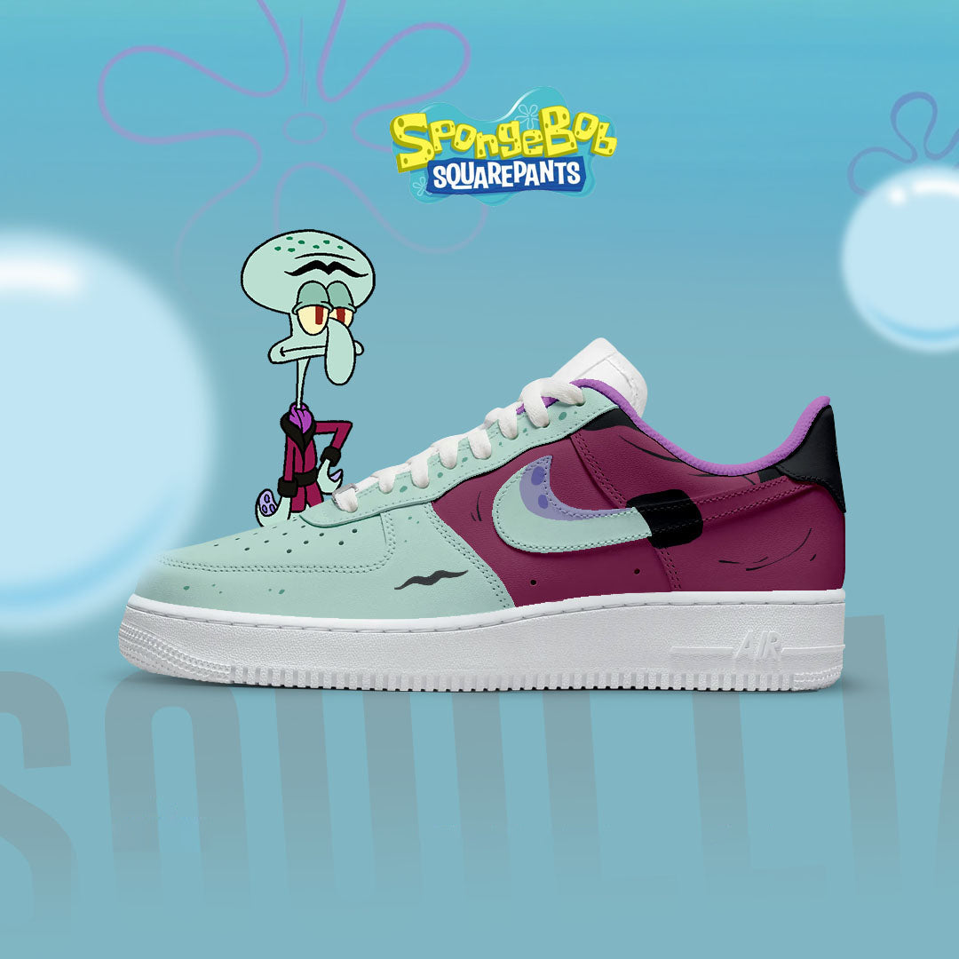 Spongebob_Fancyson_1605fd77-d936-4fbd-bff7-fdd59416ea84.jpg Yellow CuteSpongeBob - Squilliam Fancyson - Unisex Air Force - Image 1
