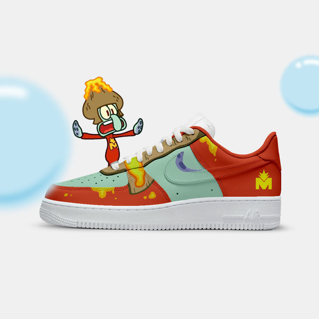 Spongebob_ManrayCap_Magma.jpg Yellow CuteSpongeBob - Captain Magma - Unisex Air Force - Image 1