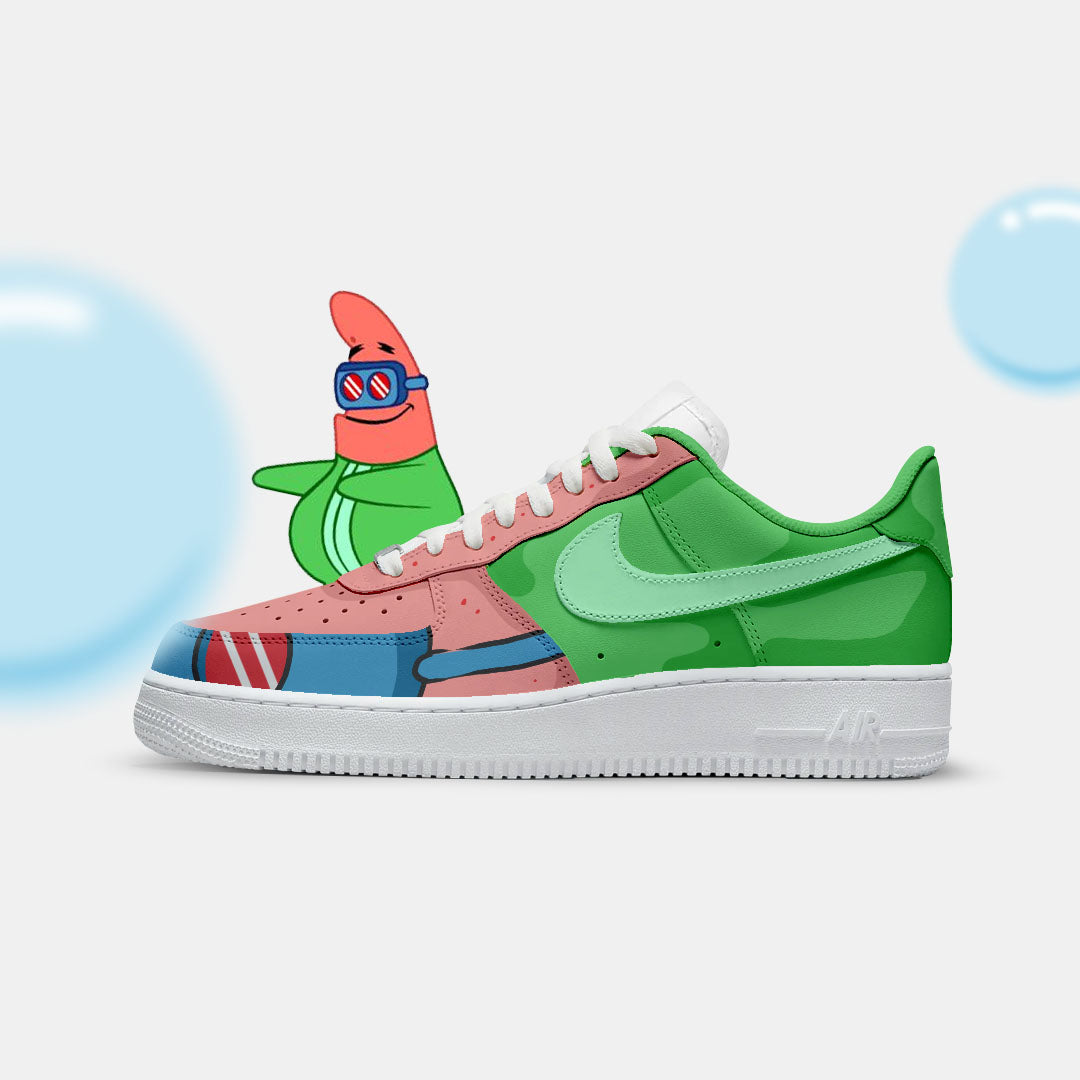 Spongebob_ManrayPat.jpg Yellow CuteSpongeBob - Elastic Waistband - Unisex Air Force - Image 1