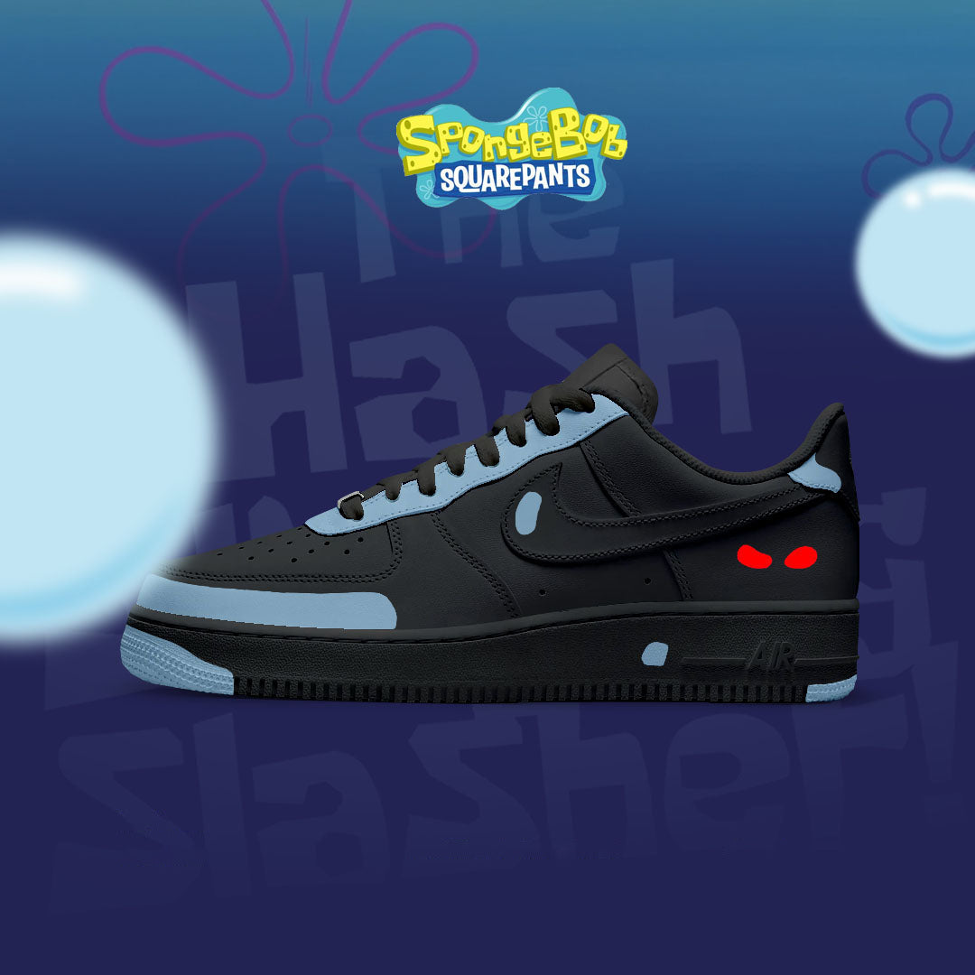 Spongebob_ManrayTHSS_d3623bf5-91d2-4579-973d-1bb91a2aaaf6.jpg Yellow CuteSpongeBob - Hash Slasher - Unisex Air Force - Image 1