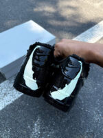 [Custom Venom - Patent Leather] Air Force 1 Low - Top Unisex Skateboarding Shoes Black - Image 4