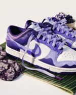[Customized Blueberry Ice Cream] Dunk Low-top Shoes Unisex Purple - Image 5