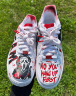 [Custom Scary Movie Graffiti] Air Force 1 Skateboarding Shoes Unisex Low-top - Image 4
