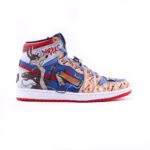 [Custom TuneSquad] Air Jordan 1 High Top Unisex Skateboarding Shoes - Image 8