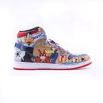[Custom TuneSquad] Air Jordan 1 High Top Unisex Skateboarding Shoes - Image 6