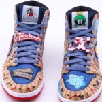 [Custom TuneSquad] Air Jordan 1 High Top Unisex Skateboarding Shoes - Image 7