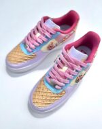 [Custom Skittles Ice Cream] Air Force 1 Unisex Low - Top Skateboarding Shoes - Image 2