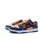 [Custom West Coast] Dunk Skateboarding Shoes Unisex Low-top Blue/Faded Color - Image 2