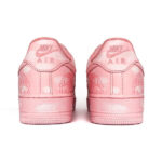 [Custom Blue And Pink Stucco Cashew Nut Flower] Air Force 1 Skateboarding Shoes Unisex - Image 8